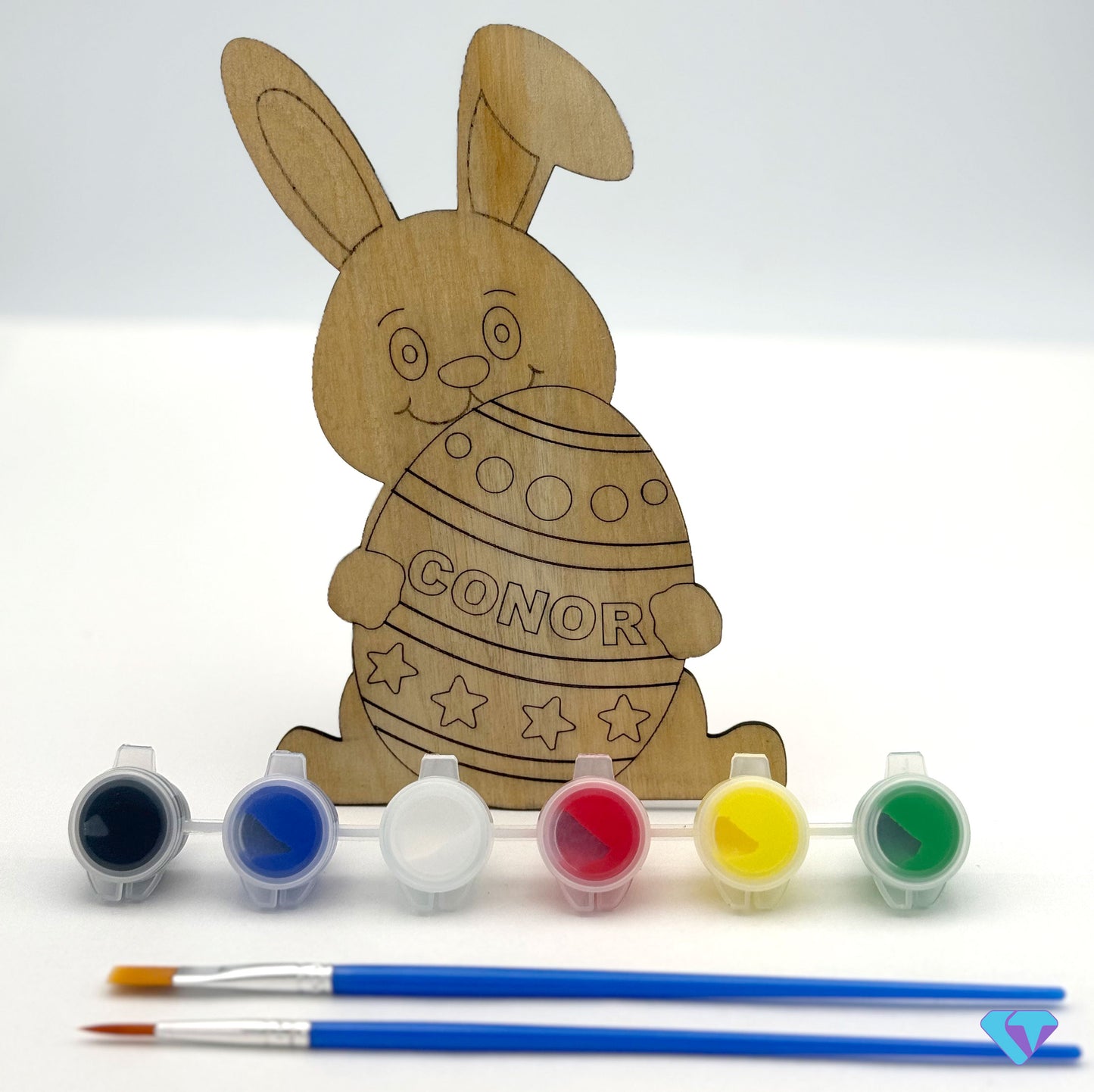 Personalised Paint your Own Easter Bunny Boy